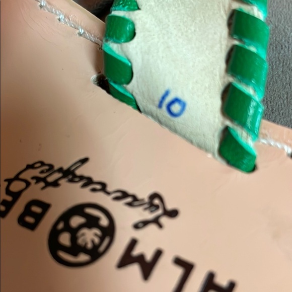 Palm Beach Luxe-Crafted NWOT embroidered floral thong sandals. Sz 10 - Picture 5 of 14